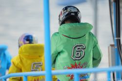 本番ピットへ向かう得山選手