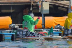 池田選手初日第2R 6号艇で初出走!