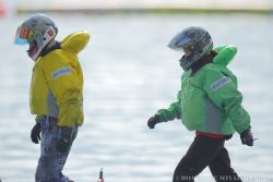 本番ピットへ向かう池田選手